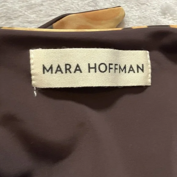 Mara Hoffman Swimwear Bottom‎ Womens Size XS Sita Brown Multicolor Tie Waist